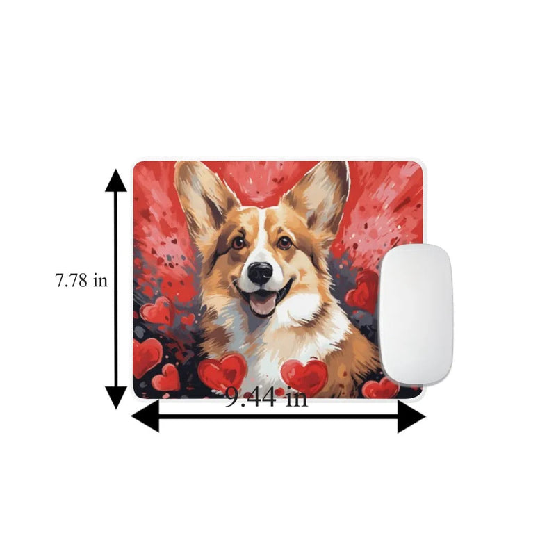 Sweetheart Dog Welsh Corgi Non-Slip Rubber Mousepad